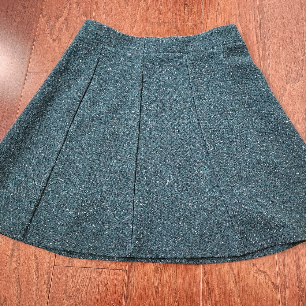 Elegant Teal A-Line Skirt